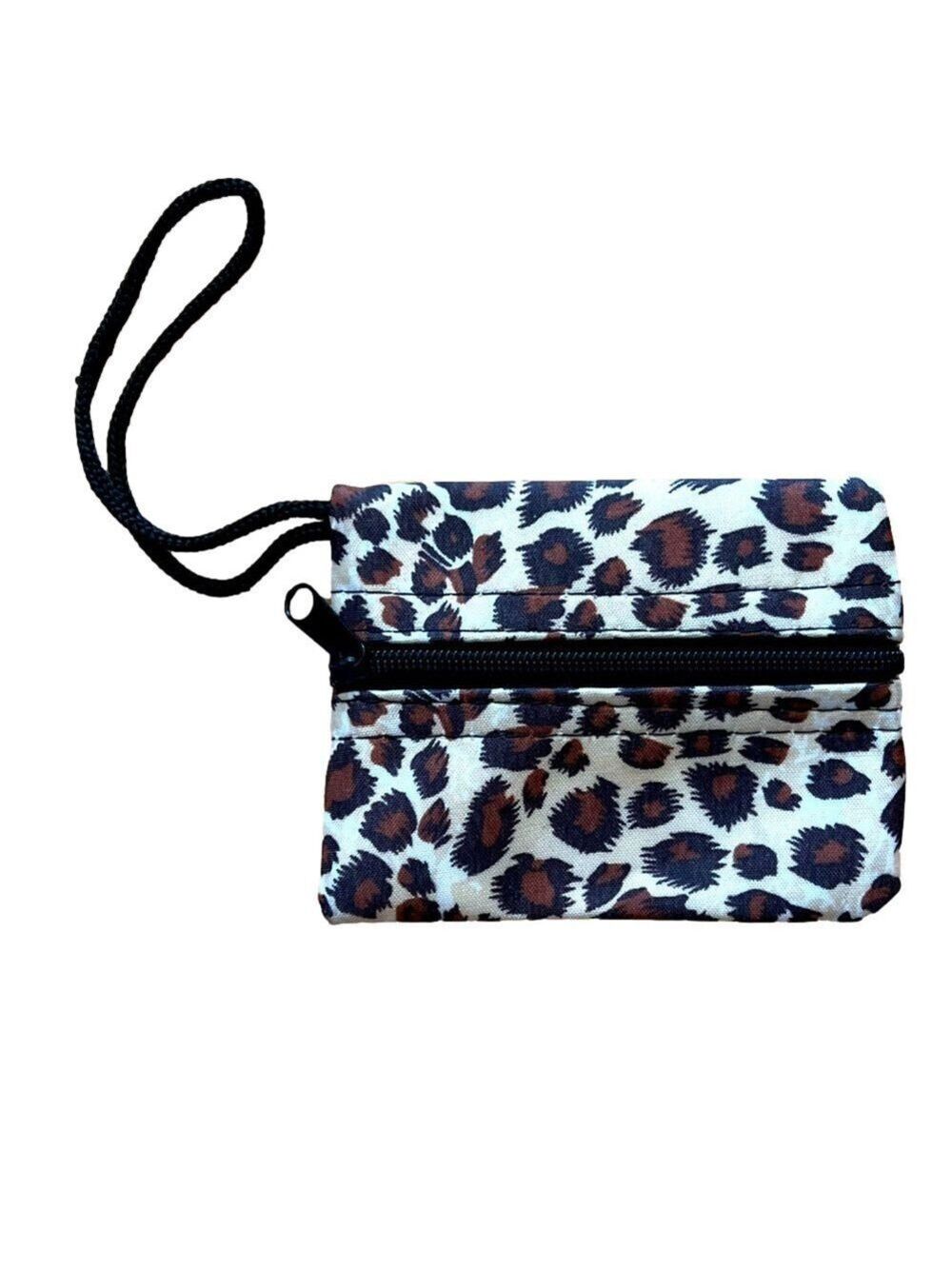 Cheetah Print Card Holder Wristlet